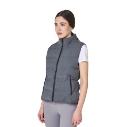 Veste sans manches femme matelassé en laine Equestro
