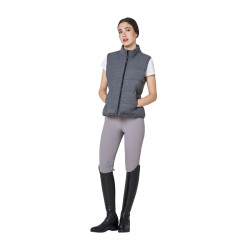 Veste sans manches femme matelassé en laine Equestro