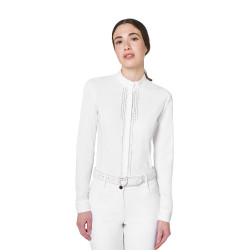 Polo de concours femme chemise avec strass Equestro