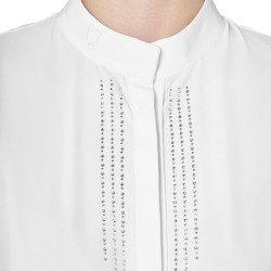 Polo de concours femme chemise avec strass Equestro