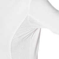 Polo de concours femme style chemise avec empiècements en mesh Equestro