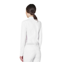 Polo de concours femme basique avec inserts en mesh Equestro
