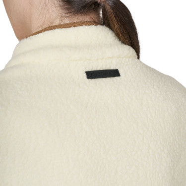 Veste femme en polaire teddy avec poche frontale Equestro