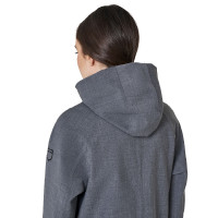 Veste Softshell femme long en mélange de laine avec ouverture arrière Equestro