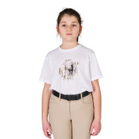 T-shirt fille Born To Be Wild en coton Equestro