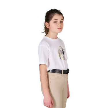 T-shirt fille Born To Be Wild en coton Equestro T-shirt fille Born To Be Wild en coton Equestro