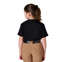 T-shirt fille Sporty & Chic en coton Equestro