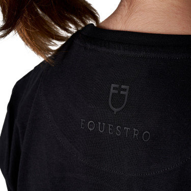 T-shirt fille Sporty & Chic en coton Equestro T-shirt fille Sporty & Chic en coton Equestro