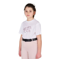 T-shirt fille Stone Horse en coton Equestro