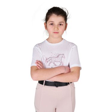 T-shirt fille Stone Horse en coton Equestro T-shirt fille Stone Horse en coton Equestro
