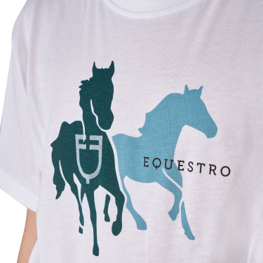 T-shirt enfant en coton respirant Equestro