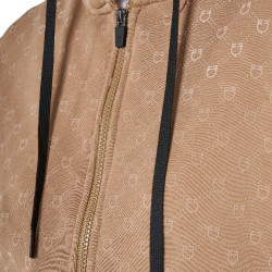 Sweat à capuche femme monogramme Equestro Sweat à capuche femme monogramme Equestro
