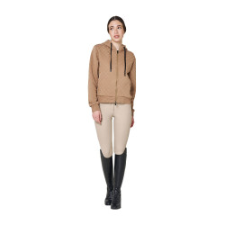 Sweat à capuche femme monogramme Equestro Sweat à capuche femme monogramme Equestro