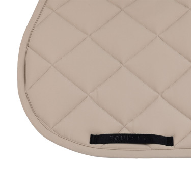 Tapis de selle de saut avec matelassage en losanges et logo brodé Equestro