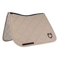 Tapis de dressage matelassé à losanges avec logo brodé Equestro