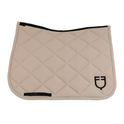 Tapis de dressage matelassé à losanges avec logo brodé Equestro Tapis de dressage matelassé à losanges avec logo brodé Equestro