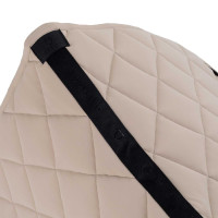 Tapis de dressage matelassé à losanges avec logo brodé Equestro