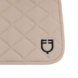 Tapis de dressage matelassé à losanges avec logo brodé Equestro Tapis de dressage matelassé à losanges avec logo brodé Equestro
