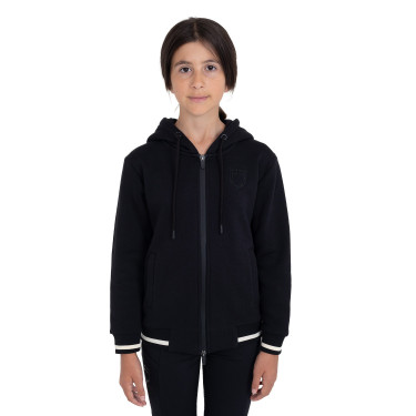 Sweat à capuche zippé unisexe enfant Equestro