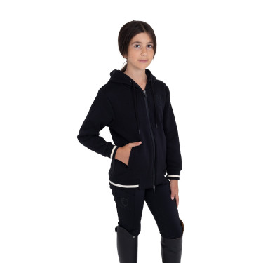 Sweat à capuche zippé unisexe enfant Equestro