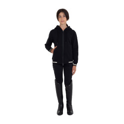 Sweat à capuche zippé unisexe enfant Equestro