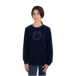 Sweatshirt à col rond enfant unisexe en polaire Equestro