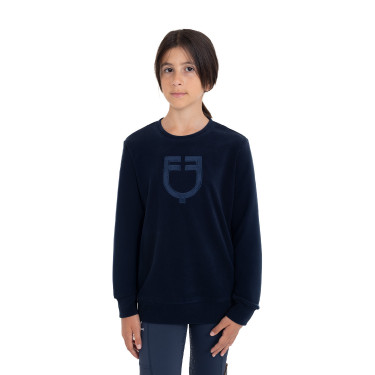 Sweatshirt à col rond enfant unisexe en polaire Equestro