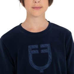Sweatshirt à col rond enfant unisexe en polaire Equestro
