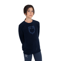 Sweatshirt à col rond enfant unisexe en polaire Equestro