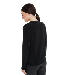 Sweatshirt femme col rond en polaire Equestro