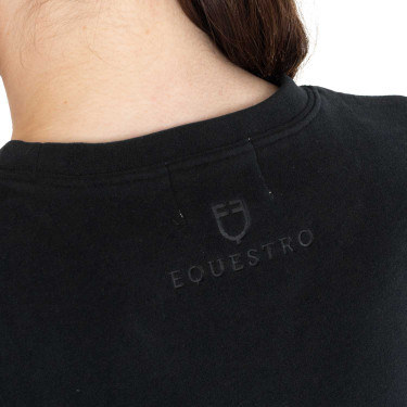 Sweatshirt femme col rond en polaire Equestro