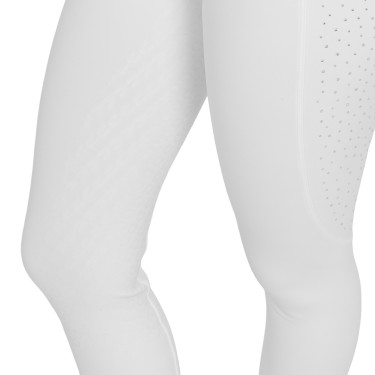 Leggings femme taille haute avec passants et strass Equestro