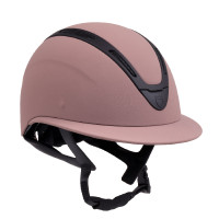 Casque Apocalypse femme coque recouverte de tissu homologation ASTM F1163-23 Equestro Antler Beige