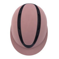 Casque Apocalypse femme coque recouverte de tissu homologation ASTM F1163-23 Equestro Antler Beige