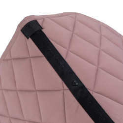 Tapis de selle de saut logo en strass Equestro Antler Beige