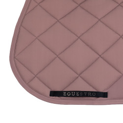 Tapis de selle de saut logo en strass Equestro Antler Beige