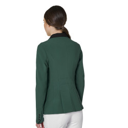 Veste de concours Equestro femme zippée et boutonnée Bosquet de pins