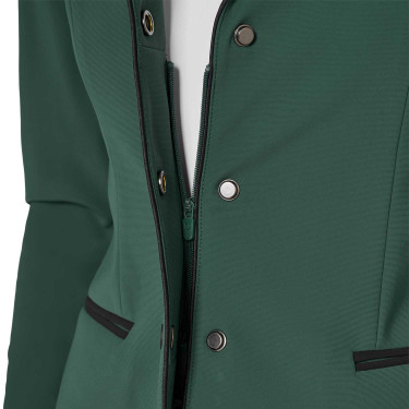 Veste de concours Equestro femme zippée et boutonnée Bosquet de pins Veste de concours Equestro femme zippée et boutonnée Bosquet de pins