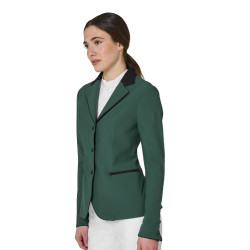 Veste de concours Equestro femme zippée et boutonnée Bosquet de pins