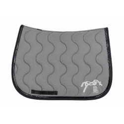 Tapis de selle Pénélope Classique Gris foncé