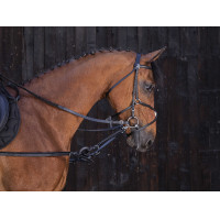 Enrênement caoutchouc Riding World Havane Marron