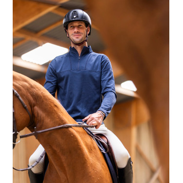 Tee-shirt thermique d'équitation Horse Pilot homme Marine Bleu marine Tee-shirt thermique d'équitation Horse Pilot homme Marine Bleu marine