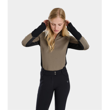 Sweat zippé Quest d'équitation Horse Pilot Marron morille Sweat zippé Quest d'équitation Horse Pilot Marron morille