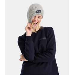 Bonnet d'équitation Horse Pilot en laine Gris vent
