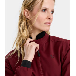 Veste Teddy Horse Pilot femme Rouge foncé