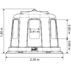 Râtelier hexagonal RPE grand modèle La Gée Râtelier hexagonal RPE grand modèle La Gée
