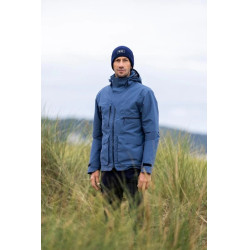 Manteau chaud Essential Horse Pilot homme Vintage indigo Bleu