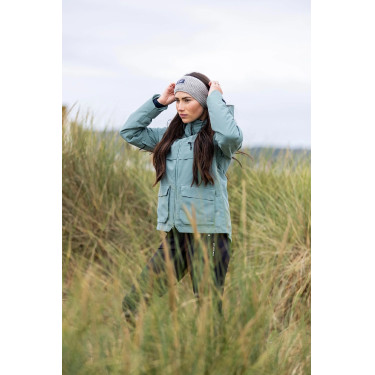 Manteau chaud Essential Horse Pilot femme Vert sauge