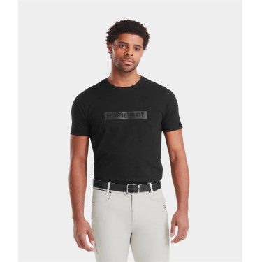 T-shirt Horse Pilot homme Team Noir