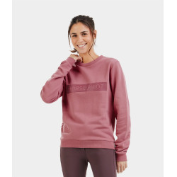 Sweat-shirt Horse Pilot Team femme Rose mesa